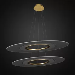 függesztett lámpa arany színű vázzal és fém testtel beltéri használatra altavola_design-la116-p2-97-3k-gold - moretti.hu