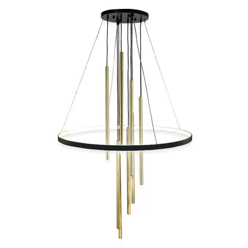 ANTIGO 5215 Modern Led Függesztett Lámpa Fekete, Matt Sárgaréz G9, LED IP20