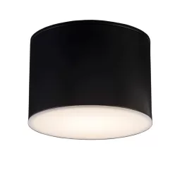 ANTIGO 8052 SUWA Hengeres Mennyezeti Lámpa Fekete GX53 IP44