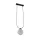 ANTIGO 8162 BALOS Glamour Függesztett Lámpa Fekete, Fényes Sárgaréz E14 IP20
