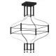 ANTIGO 9054 ALHA Modern Led Függesztett Lámpa Fekete LED IP20