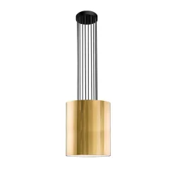   ANTIGO 9492 IHI Modern Függesztett Lámpa Fekete, Sárgaréz E27 IP20