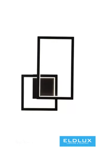 UNIVERSO Fali lámpa 24w 1920lm CCT.Kap IP20 Fekete 265x410mm