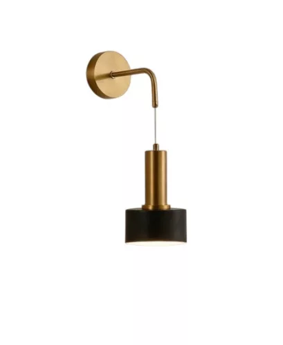 UNIVERSO Fali lámpa 1xE27 max.60w D120x1000mm IP20 arany/fekete 5év
