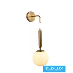   UNIVERSO Fali lámpa 1xG9 max.10w D150x850mm IP20 Óarany 5év