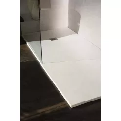   AREZZO design SOLIDSoft zuhanytálca 120x90 cm, FEHÉR, színazonos lefolyóval (2 doboz)