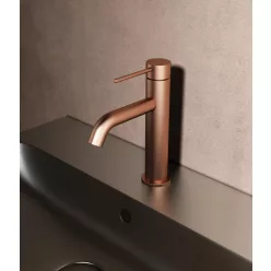   AREZZO design NOVA mosdócsaptelep, szálcsiszolt rozé arany