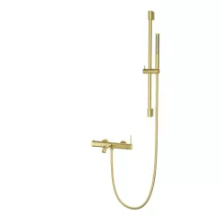 AREZZO design NOVA kádcsaptelep szett, szálcsiszolt arany