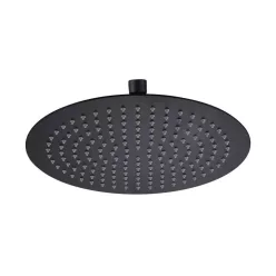   AREZZO design Slim Round 30 cm kerek esőztető matt fekete AR-3002MB