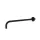 AREZZO design Round fekete 40 cm-es kerek zuhanykar AR-4000MB