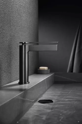 AREZZO design ELEGANT mosdócsaptelep, gun metal