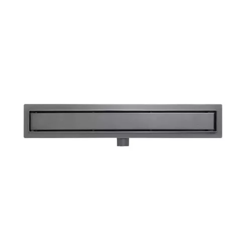 AREZZO design 2in1 800 mm-es rozsdamentes acél folyóka, gunmetal