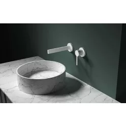 AREZZO design ELEGANT fali mosdócsaptelep, matt fehér