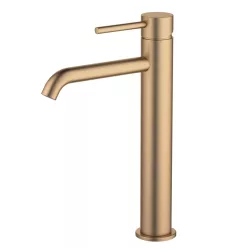   AREZZO design ASTRO magasított mosdócsaptelep, szálcsiszolt bronz