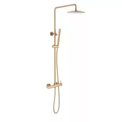   AREZZO design ASTRO 2 funkciós zuhanyrendszer, szálcsiszolt bronz
