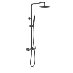 AREZZO design ASTRO 2 funkciós zuhanyrendszer, gun metal