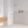 AREZZO design CLEAR walk-in zuhanyfal BAL, átlátszó 1000x2000