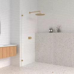   AREZZO design CLEAR walk-in zuhanyfal BAL, átlátszó 1200x2000