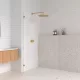 AREZZO design CLEAR walk-in zuhanyfal BAL, átlátszó 1200x2000