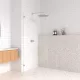 AREZZO design CLEAR walk-in zuhanyfal BAL, átlátszó 900x2000