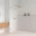 AREZZO design CLEAR walk-in zuhanyfal BAL, bordázott 900x2000