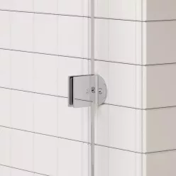 AREZZO design CLEAR walk-in zuhanyfalhoz profil szett, króm