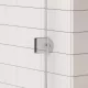 AREZZO design CLEAR walk-in zuhanyfalhoz profil szett, króm