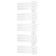 AREZZO design HORIZONT MATT WHITE SLIM 1200x500 törölközőszárítós radiátor AR-HS12050MW