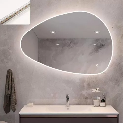 AREZZO design LED tükör 55x80