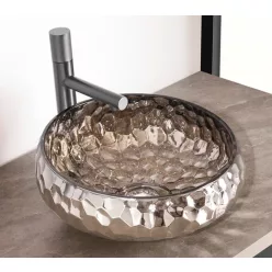 AREZZO design PRISMA PLATINO üvegmosdó
