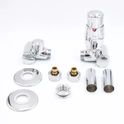   AREZZO design VARIOPEX/INTEGRA radiátor szelep króm, jobb AR-VARIOPEX-CR-R