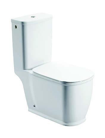 AREZZO design CHARLTON combi toilet with lower/rear AR-402 (2 boxes)