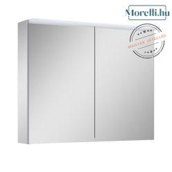   AREZZO design Mirror cabinet PREMIUM 80.2 door + TECHNOBOX + LED LAMP PANEL