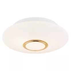   ARGON 1030 CHICAGO Ufo Lámpa Sárgaréz, Opál Szőnyeg E27 IP20