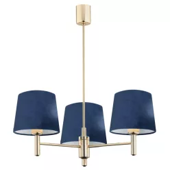   ARGON 1485 PONTE Modern Csillár Sötétkék, Sárgaréz E27 IP20