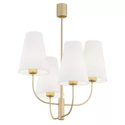 ARGON 1821 SAFIANO Modern Csillár Fehér, Arany E27 IP20