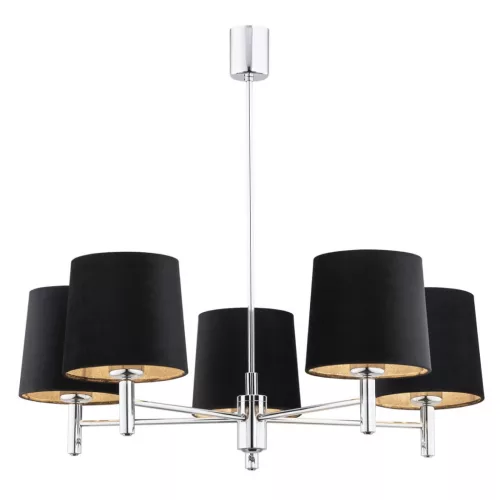ARGON 2108 BOLZANO PLUS Modern Csillár Króm, Sötét Szürke E27 IP20