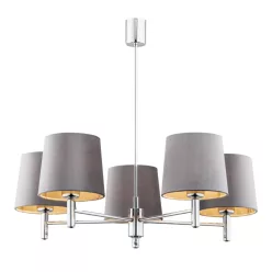   ARGON 2110 BOLZANO PLUS Modern Csillár Fehér, Króm E27 IP20