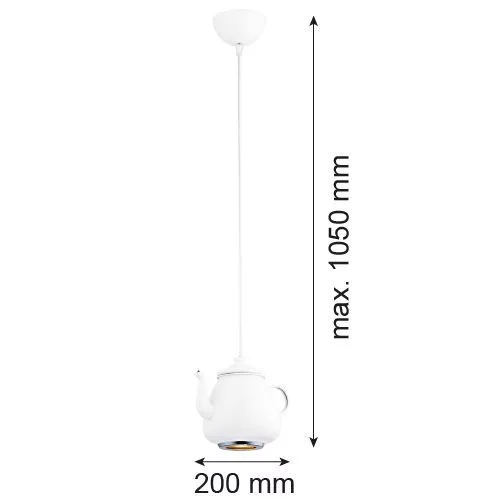 ARGON 3650 JAMAJKA Egyágú Függesztett Lámpa Fém GU10 IP20