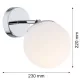 Argon SATELITE 3988 Fali lámpa 1x15W/E27 IP44
