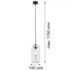   ARGON 4039 KALIMERA Egyágú Függesztett Lámpa Fém E27 IP20