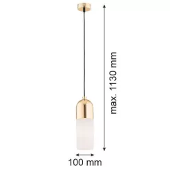 ARGON 4212 BURGOS Egyágú Függesztett Lámpa Fém E27 IP20
