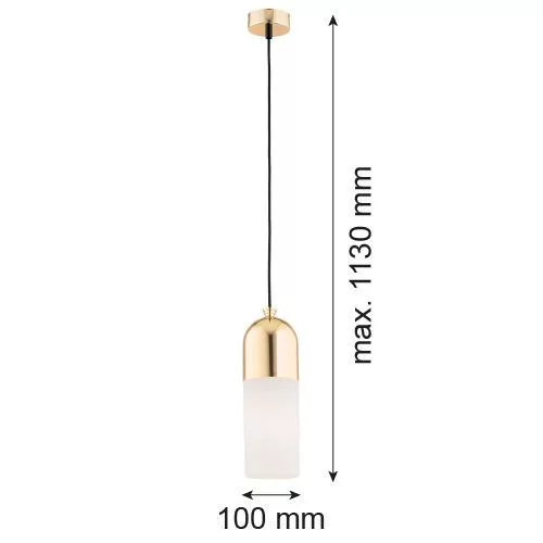 ARGON 4212 BURGOS Egyágú Függesztett Lámpa Fém E27 IP20