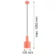 Argon SINES 4218 Függőlámpa 1x15W/E27 IP20