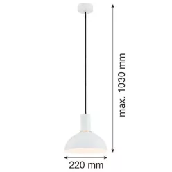 ARGON 4220 SINES Vintage Függesztett Lámpa E27 IP20