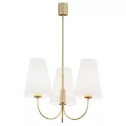 ARGON 6267 SAFIANO Modern Csillár Fehér, Arany E27 IP20