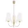 ARGON 6267 SAFIANO Modern Csillár Fehér, Arany E27 IP20
