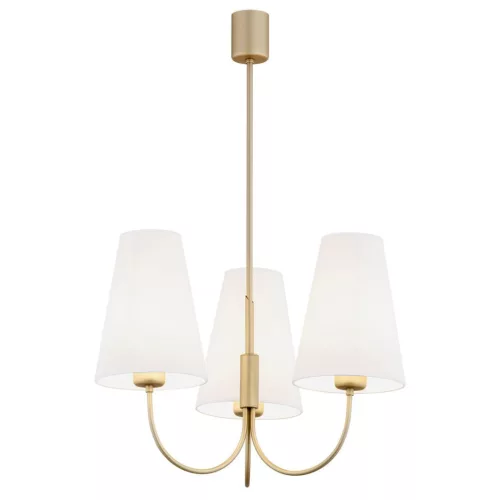 ARGON 6267 SAFIANO Modern Csillár Fehér, Arany E27 IP20