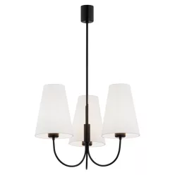 ARGON 6268 SAFIANO Modern Csillár Fehér, Fekete E27 IP20