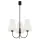 ARGON 6268 SAFIANO Modern Csillár Fehér, Fekete E27 IP20